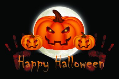 Mutlu Cadılar Bayramı Kartı