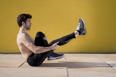 sportman ısınma ve germe