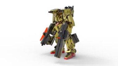 Uzun menzilli dövüşçü Mecha.