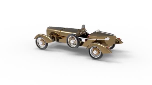 Starý Typ Klasické Luxusní Auto — Stock video