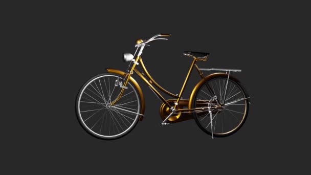 Moderna Bicicletta Corsa Spin — Video Stock