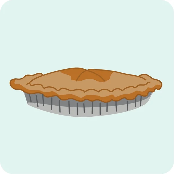 Apple pie — Stock Vector