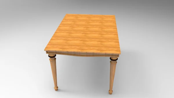 Ξύλινο τραπέζι — Φωτογραφία Αρχείου