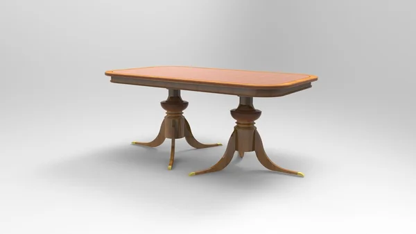 Drewniany stół — Zdjęcie stockowe