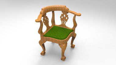 Klasik ahşap sandalye