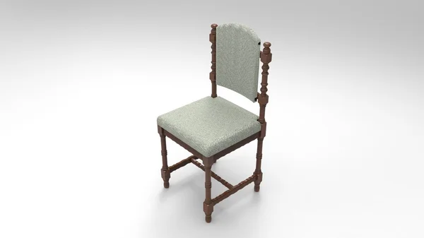 Klassieke houten stoelen — Stockfoto