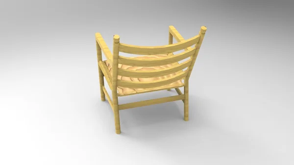 Klasyczne drewniane krzesła — Zdjęcie stockowe