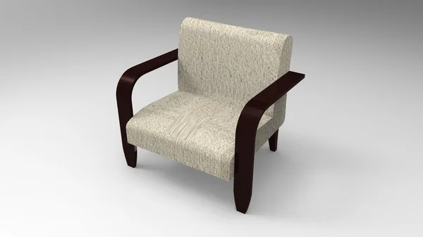 Klasszikus fa szék — Stock Fotó