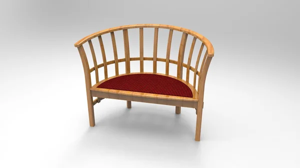 Класичні дерев'яні стільці — стокове фото