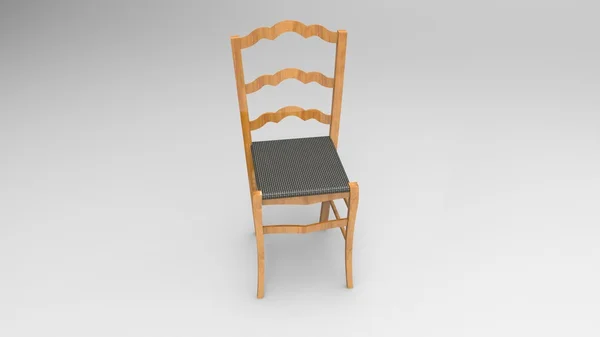 Klasik ahşap sandalye — Stok fotoğraf