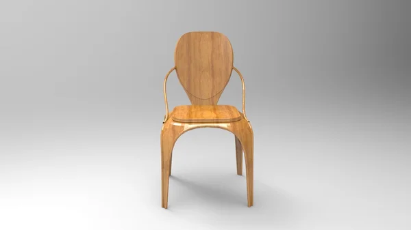 Klasik ahşap sandalye — Stok fotoğraf
