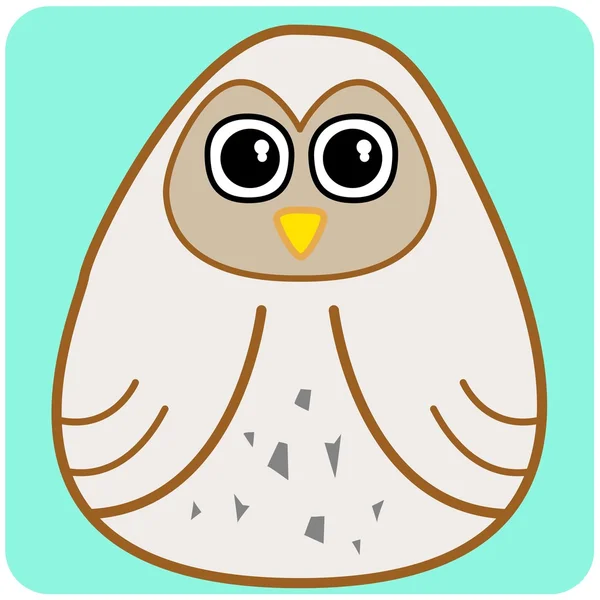 Illustratie Owl Baby dier — Stockvector