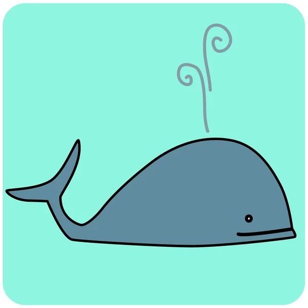 Illustration Animal de baleine — Image vectorielle