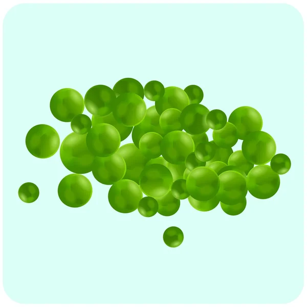 Illustration of Peas — Stock Photo, Image