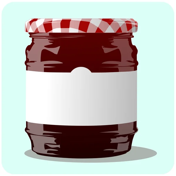 Illustratie van Strawberry Jam — Stockvector