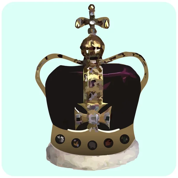 Ilustraciones de joyas de la corona — Vector de stock