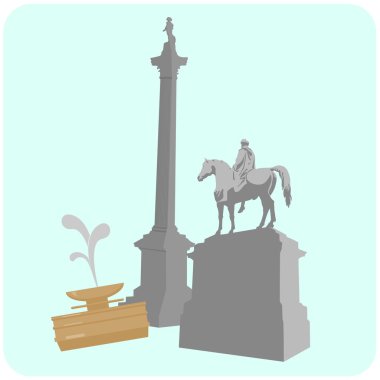 Trafalgar Meydanı gösteren resim