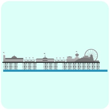 Brighton Pier çizimi
