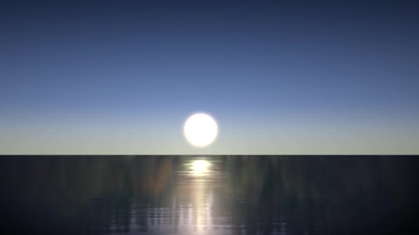 Zonsopgang Zonsondergang Zonsopgang Nieuwjaarsillustratie Rendering — Stockvideo