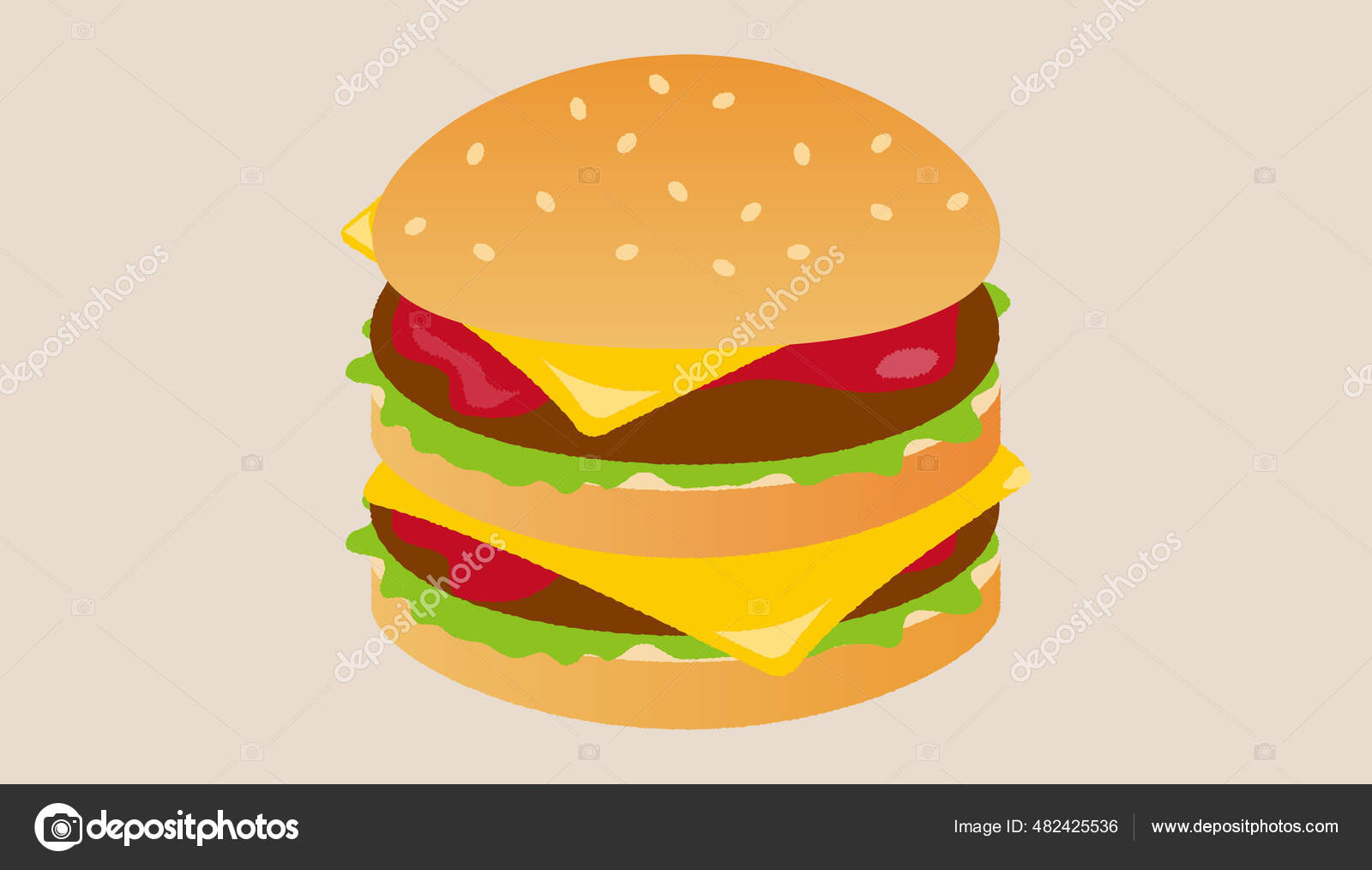 ハンバーガー ソースストックベクター ロイヤリティフリーハンバーガー ソースイラスト Depositphotos