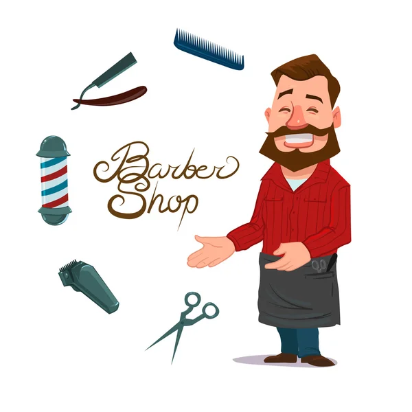 Barbería ilustración3 Ilustración De Stock