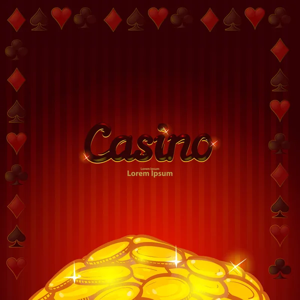 Fondo de color del casino 3 Vector De Stock