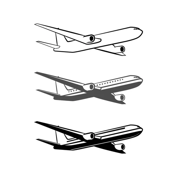 Logo avion — Image vectorielle