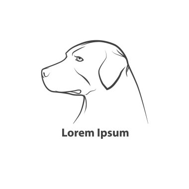 Köpek baş logo