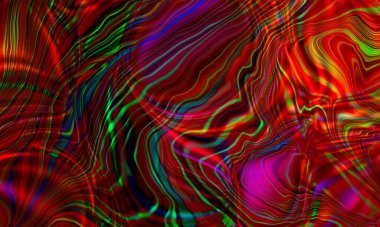Soyut doku. Renkli soyut arkaplan. Harika kumaş dokusu. Uzayın soyut arkaplanı. Büyüleyici çizgiler ve yayılma.