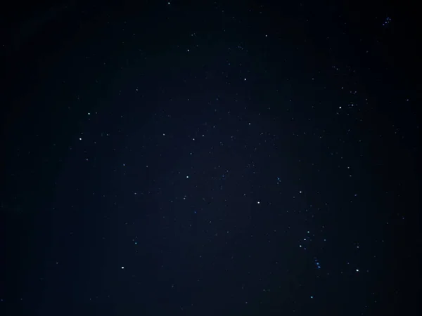 Nacht Sterrenhemel Sterrenbeelden Aan Hemel Winter Heldere Nacht Zonder Maan — Stockfoto