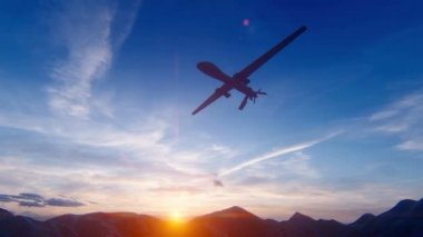 Gökyüzünde uçan bir uçak