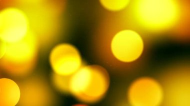 Büyük sarı bir bokeh 'e sahip bir HD Döngüsü Arkaplanı