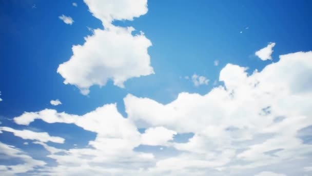 Μια ομάδα από σύννεφα στον ουρανό — Αρχείο Βίντεο