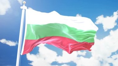 Bir bayrağın yakın çekimi