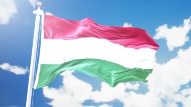 Bir bayrağın yakın çekimi