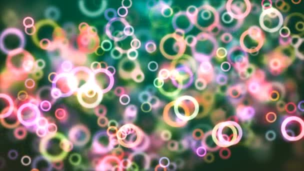 A HD Loopable Background with nice colorful bubbles — Stock Video