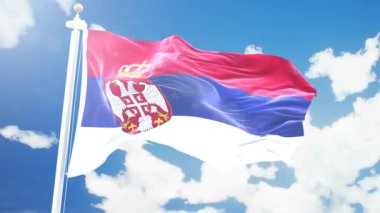 Bir bayrağın yakın çekimi