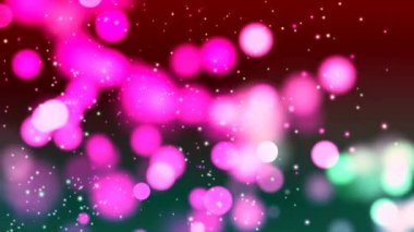 Soyut pembe bokeh 'e sahip bir HD Döngüsü Arkaplanı