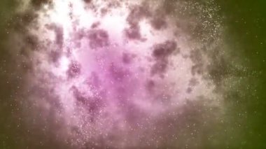 Güzel soyut yıldız nebulasına sahip bir HD Döngüsü Arkaplanı