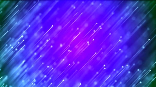 HD Loopable Background s pěkným abstraktním modrým ohňostrojem — Stock video