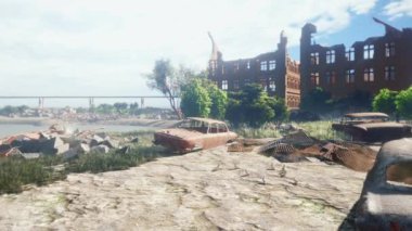 Büyük bir taş bina.