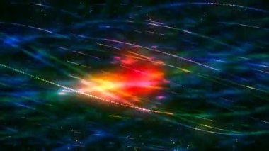 Güzel bir soyut ışıltıya sahip bir HD Döngüsü Arkaplanı