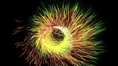 Çok Renkli Işık Soyut Hareket Arkaplanı Çizgileri