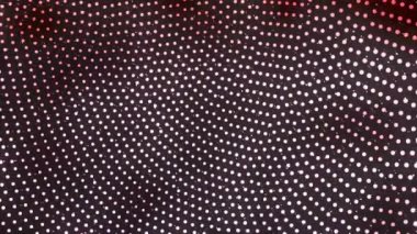 Güzel uçan LED 'leri olan bir HD Döngüsü Arkaplanı