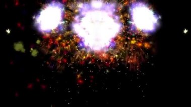 Gökyüzünde havai fişekler