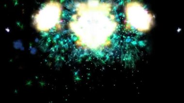 Gökyüzünde havai fişekler