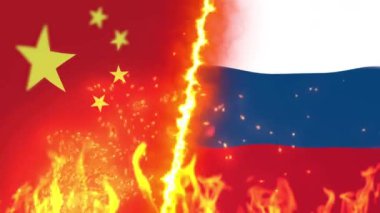 Yangına yakın çekim. Yüksek kaliteli görüntüler