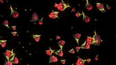 Noel ağacının yanında bir vazo çiçek. Yüksek kaliteli görüntüler