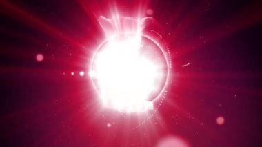 Gece dur işaretinin bulanık bir görüntüsü. Yüksek kaliteli görüntüler