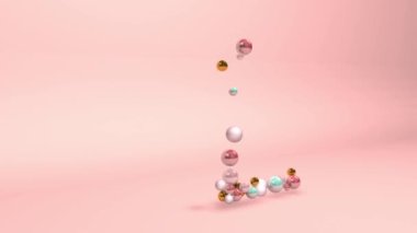 A close up of a necklace. High quality footage
